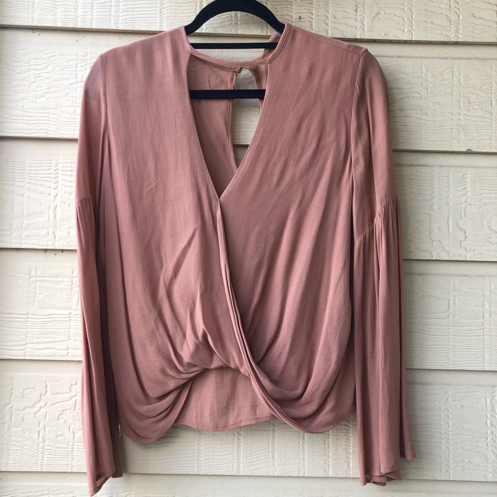 Planet Blue Women’s Deep Plunge Blouse